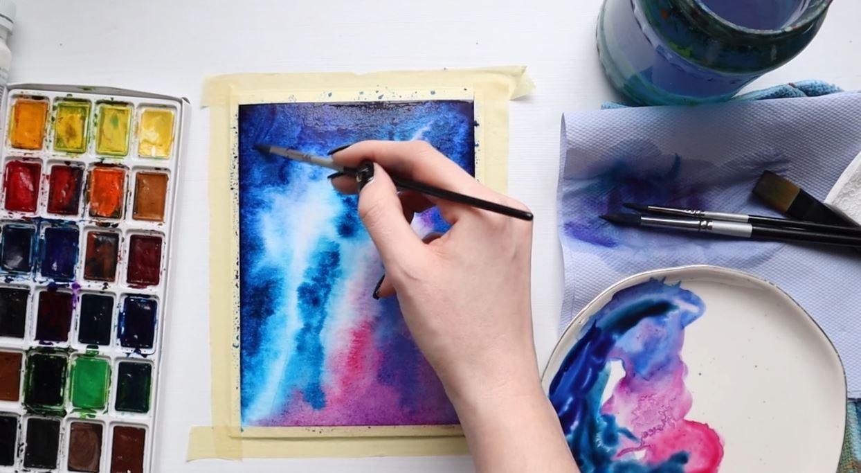 Galaxy, csillagos égbolt digitális workshop - kezdő - ydnacydnam