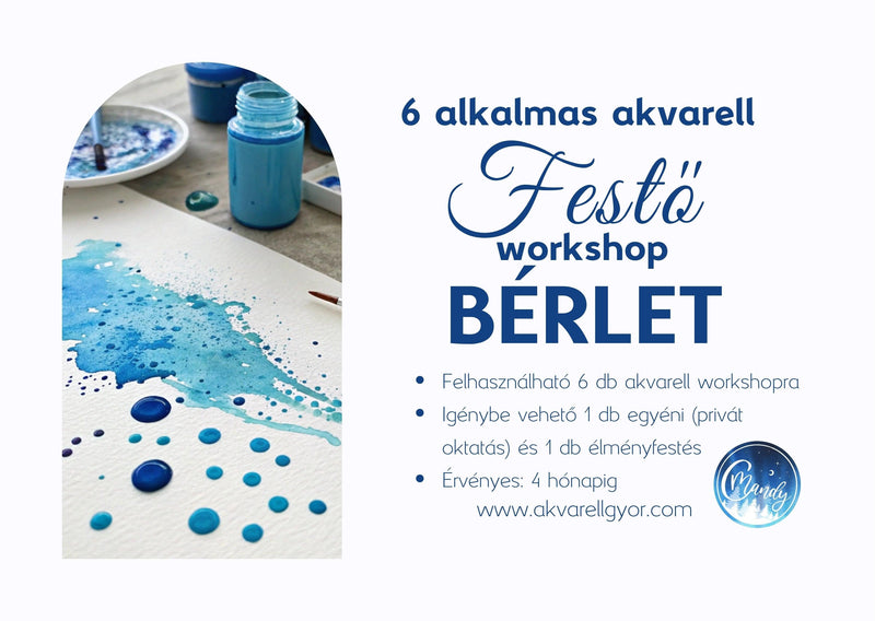 6 alkalmas akvarell workshop bérlet - ydnacydnam