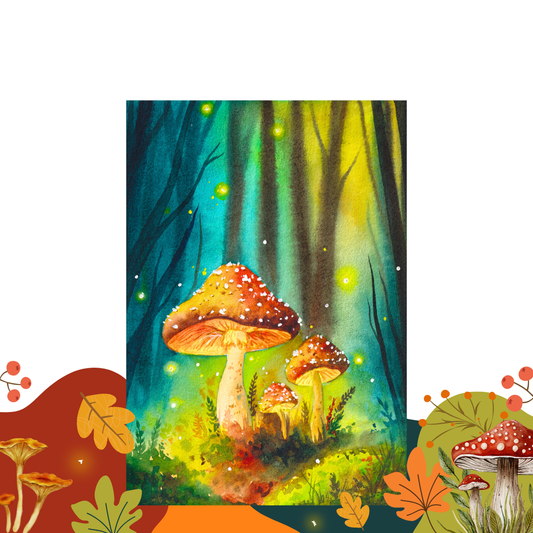 Varázslatos gombák akvarellfestés - kezdő, 2025.10.24. 17:30-20:30