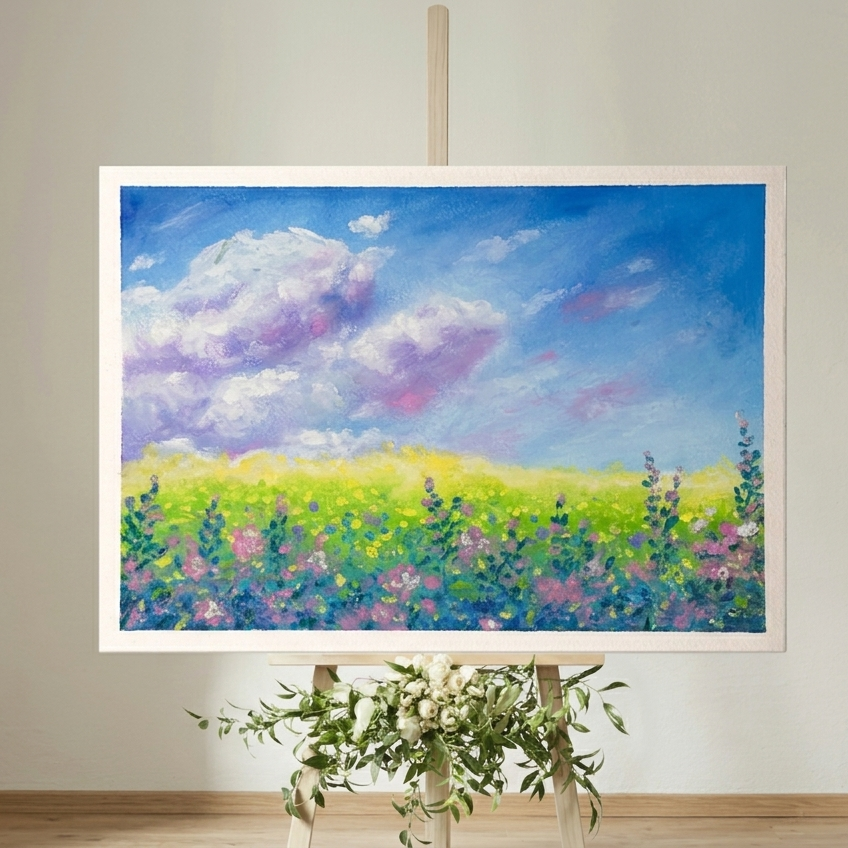 Oil Pastel Landscape Workshop - Beginner, 2026.06.13. 16:00-19:00