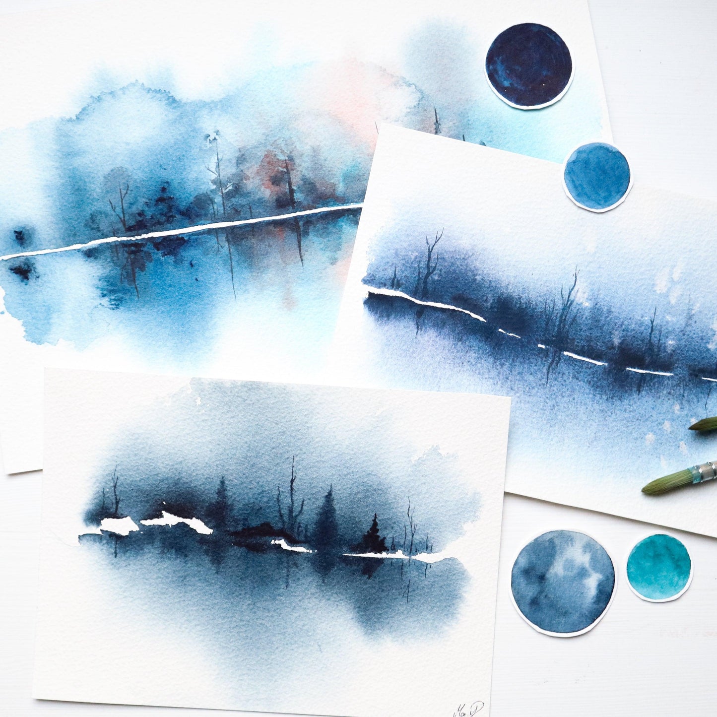 Laza akvarell tájképek - kezdő, 2025.04.25. 17:30-20:30 - ydnacydnam