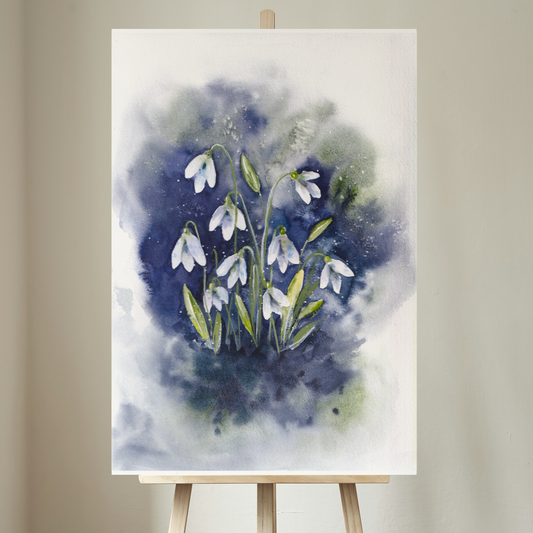 Hóvirágok festése - kezdő, 2026.02.26. 17:00-20:00