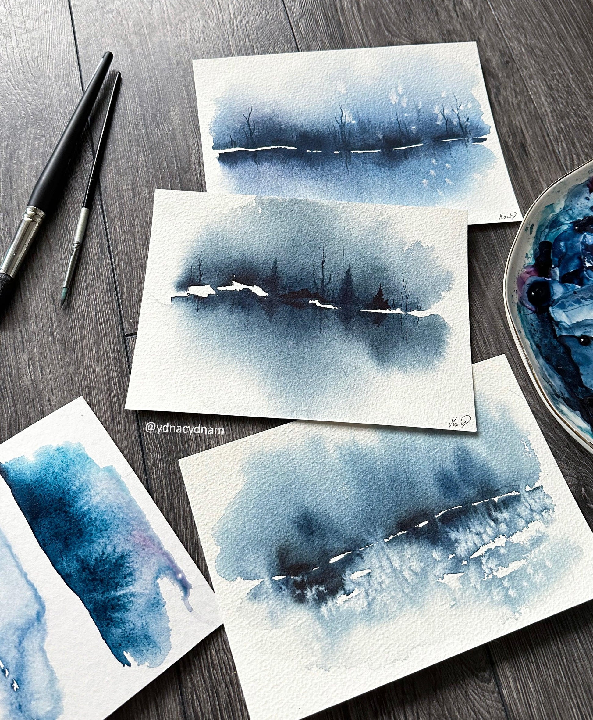 Laza akvarell tájképek - kezdő, 2025.04.25. 17:30-20:30 - ydnacydnam