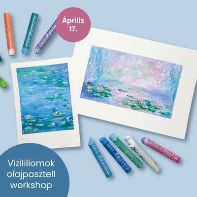 Olajpasztell workshop: vízililiomok